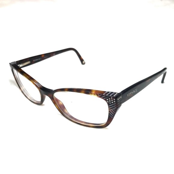Auc Versace Swarovski crystal reading glasses